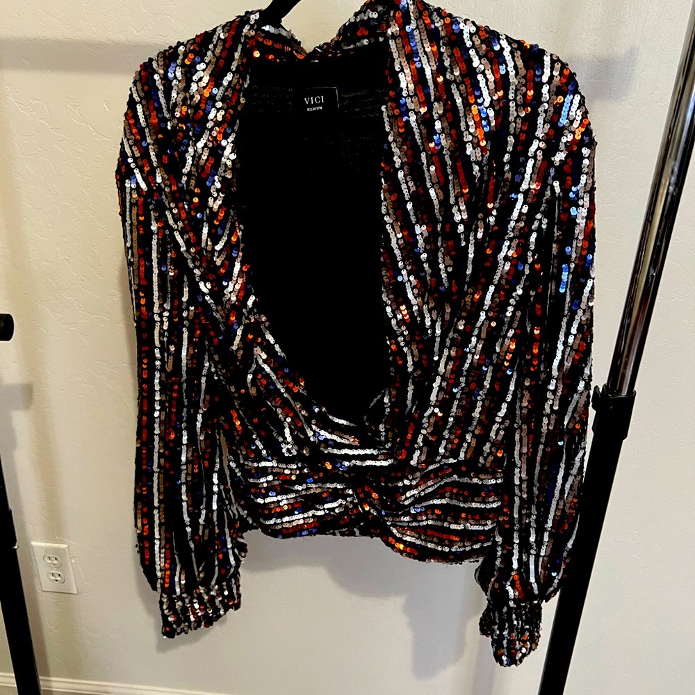 Medium sequin top